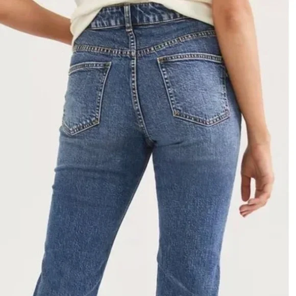 ✨ PILCRO Anthropologie ✨ The Vintage Straight Destroyed Jeans Size 27 - Picture 6 of 8